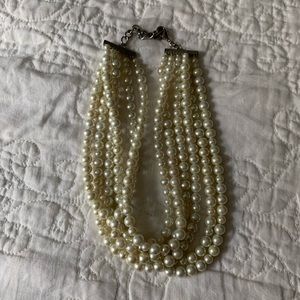 Pearl statement necklace